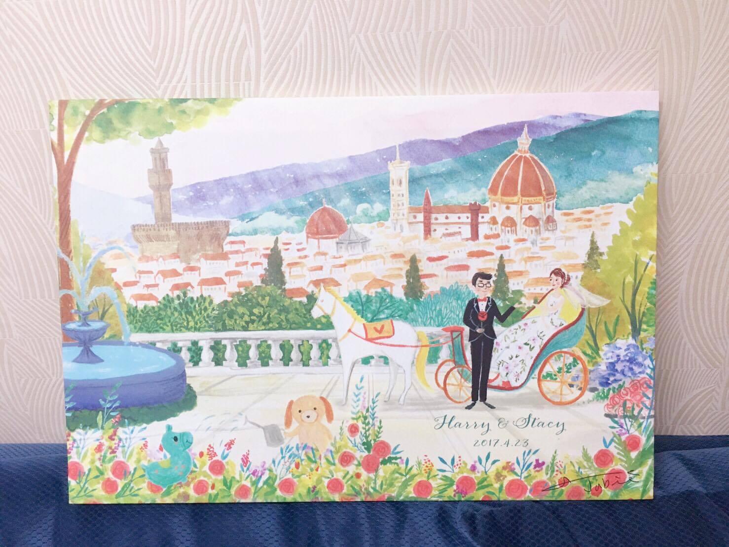 閃亮甜蜜無框畫